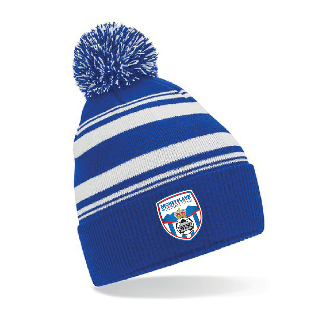 Moneyslane FC Striped Bobble Hat