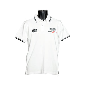 NW200 White Polo Shirt