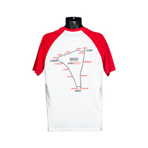 NW200 White & Red T-Shirt