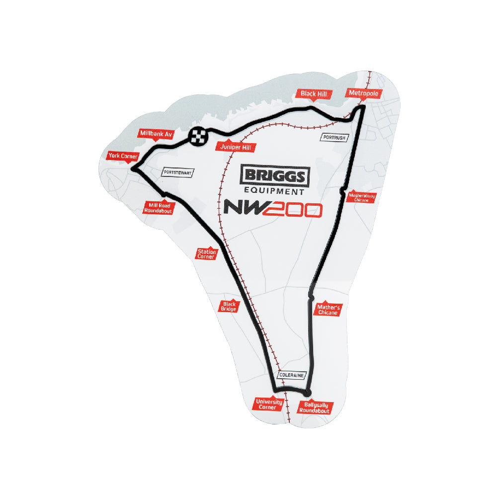 NW200 3D Track Map Plaque – Blackwater Graphics