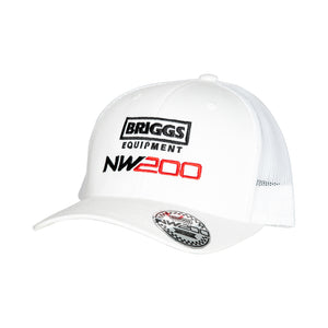 NW200 White Trucker Cap