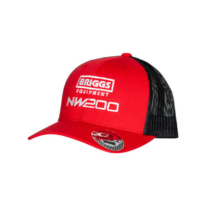 NW200 Red & Black Trucker Cap