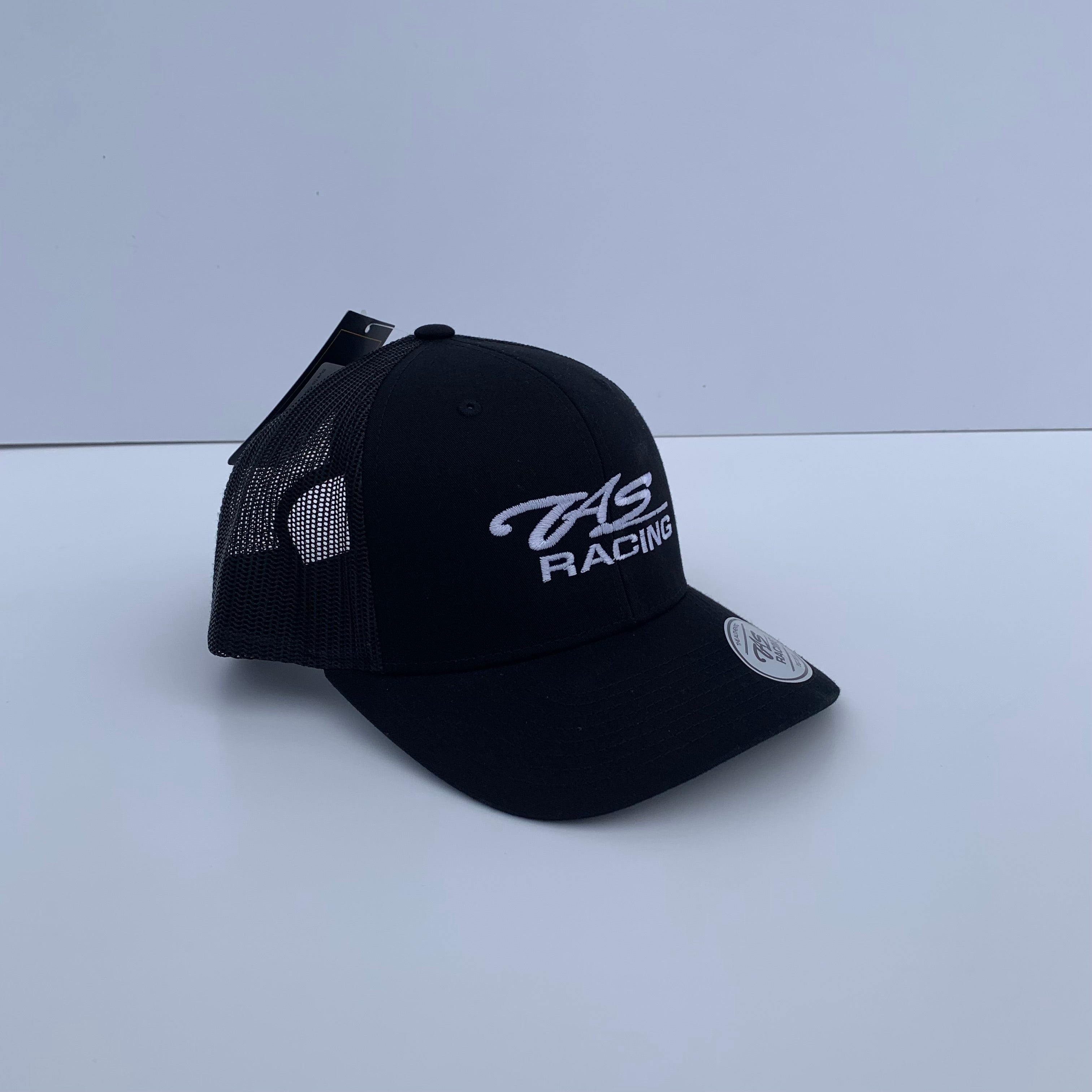 Black TAS Racing trucker cap