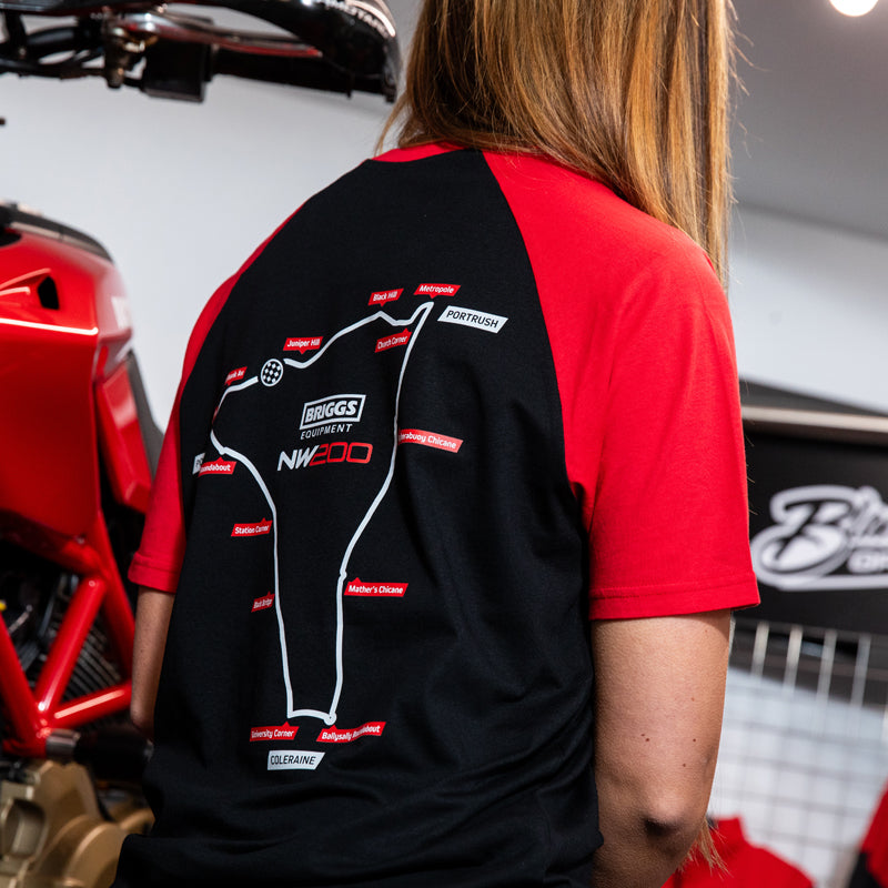 NW200 Black & Red T-Shirt