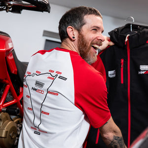 NW200 White & Red T-Shirt