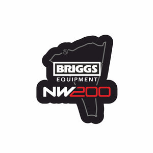 NW200 Black Track Sticker