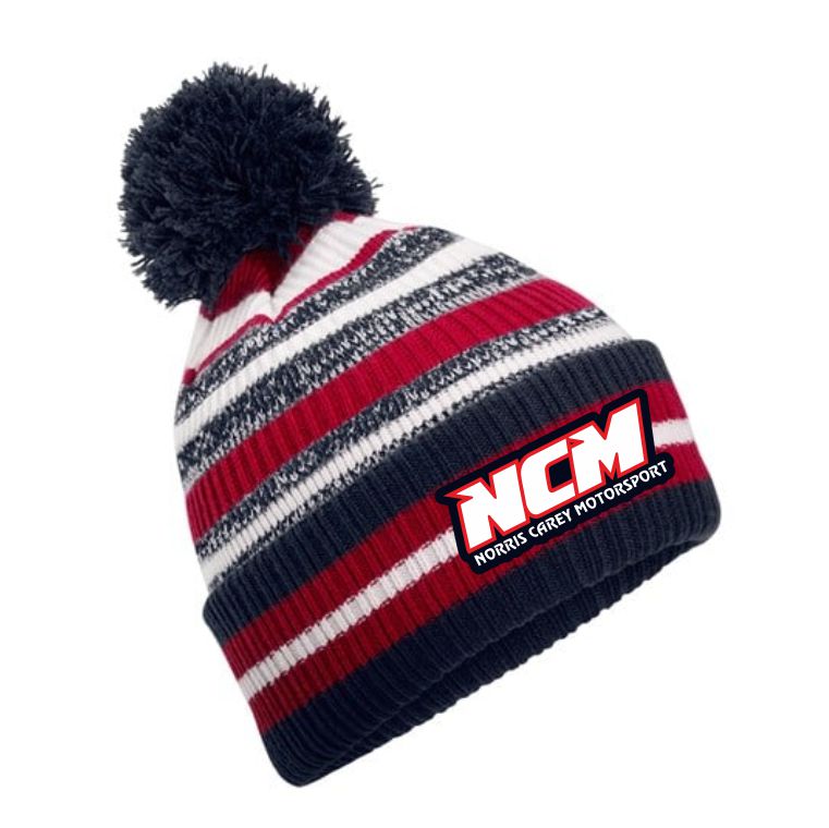 NCM Striped Bobble Hat