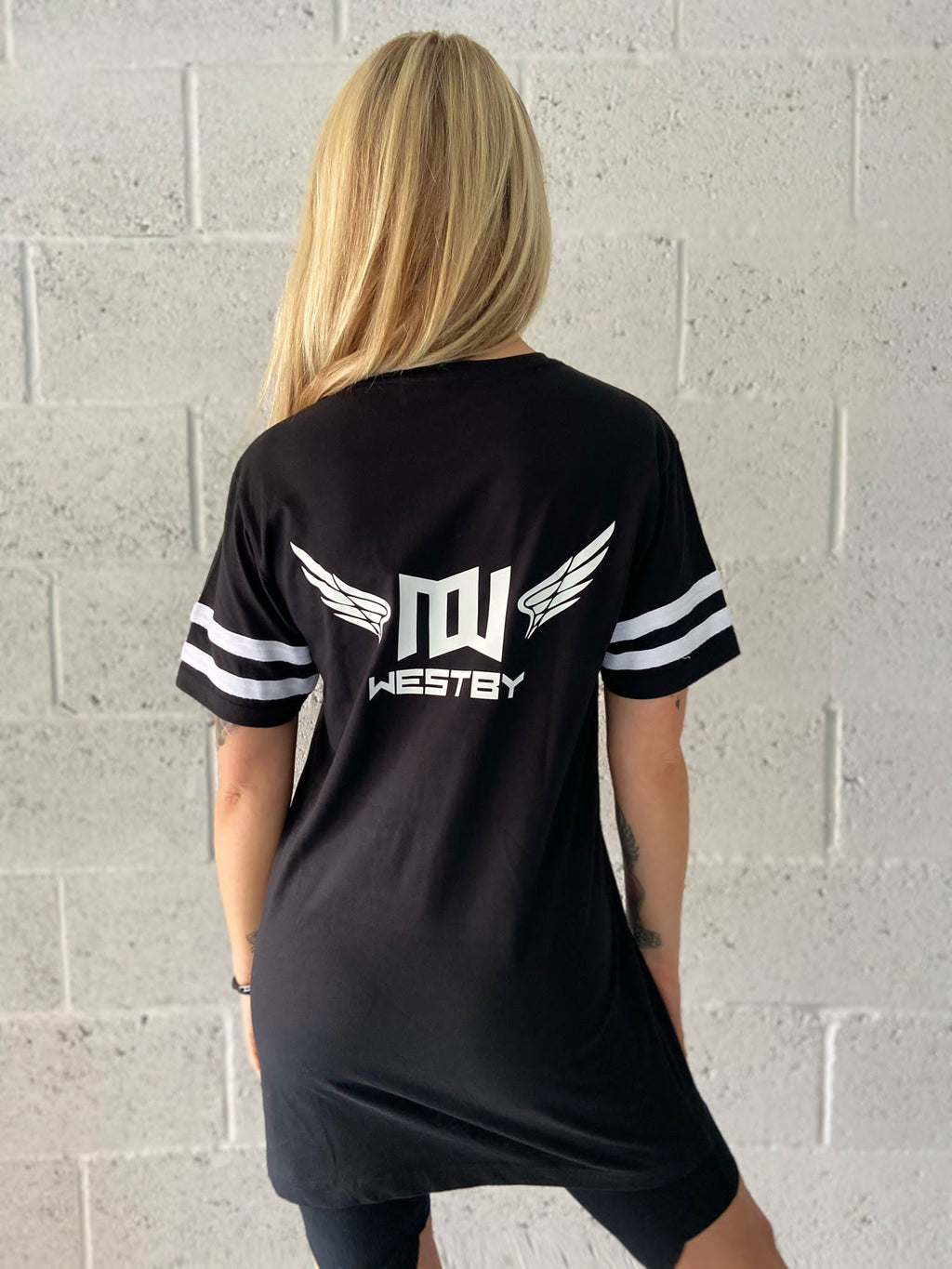 Michelle Westby Ladies Stripe T-shirt