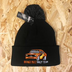Orange Buzz Rally Team Bobble Hat