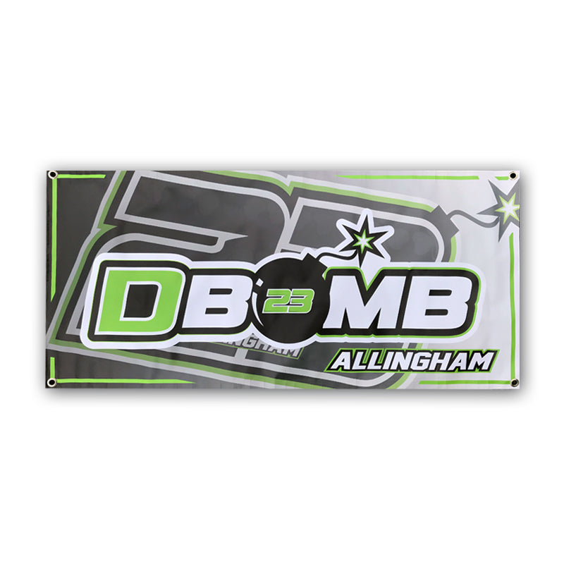 D-BOMB Garage Banner