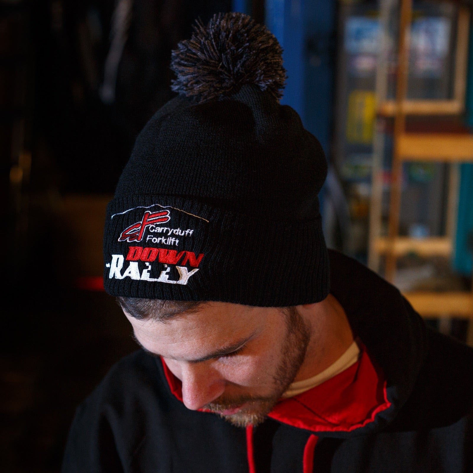 Down Rally Bobble Hat