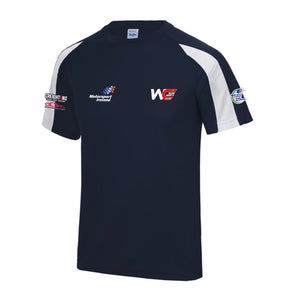 Navy and White William Creighton T-shirt