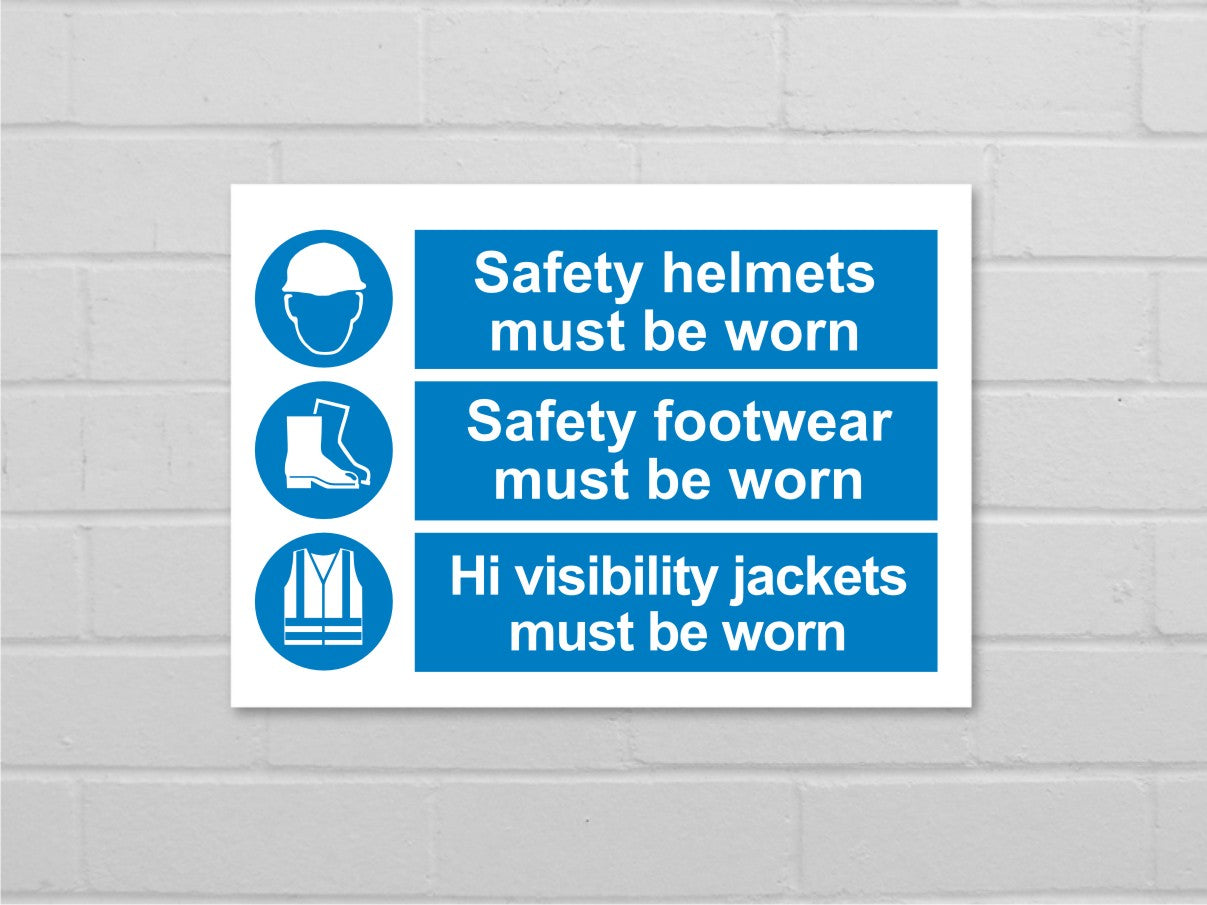 Safety workwear sign