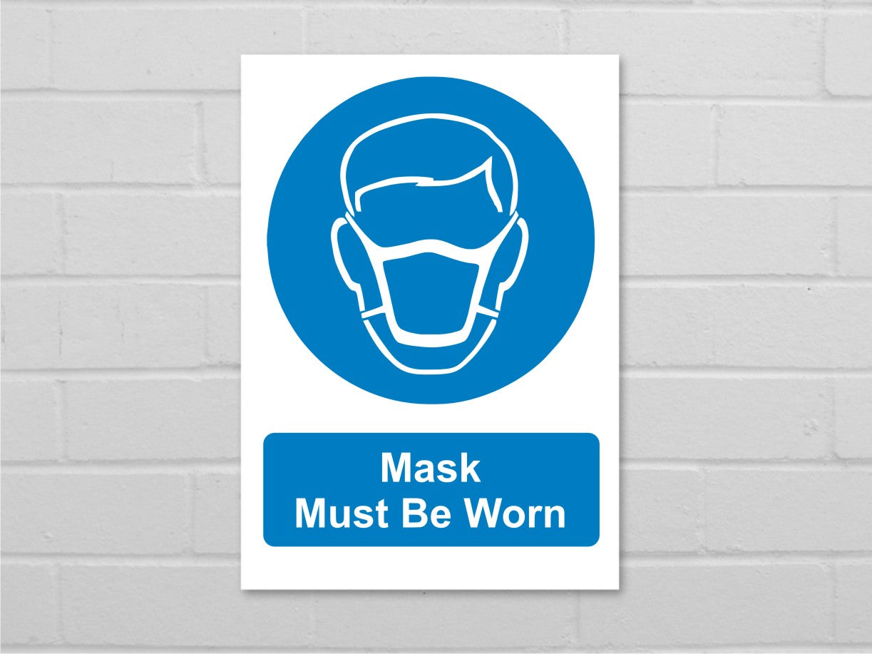 Mask must be worn sign
