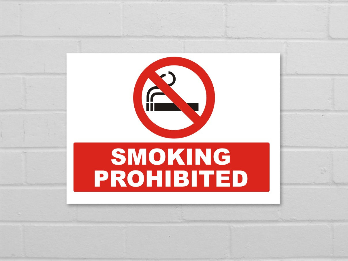 Smoking prohibited sign