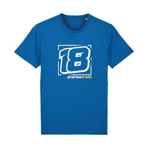 Andrew Irwin Blue Printed T-shirt